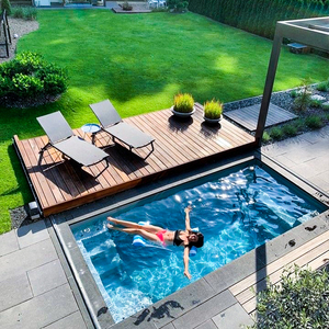 Piscine de plongée portable pour enfants personnalisable, piscine familiale en fibre de verre pour la cour avec conteneur - Product Image 2