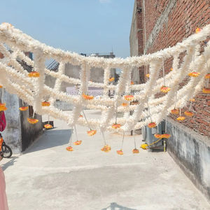 Phoolon Ki Chadar for Bridal Entry Artificial Flowers Canopy for Wedding Haldi Mehndi Decor Pakistani Bride <b>Ceiling</b> Decorations - Product Image 3