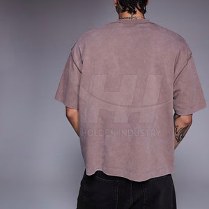 T-shirts pour hommes les plus vendus, respirants, faible MOQ, sur mesure, couleur personnalisée, t-shirt surdimensionné - Product Image 2