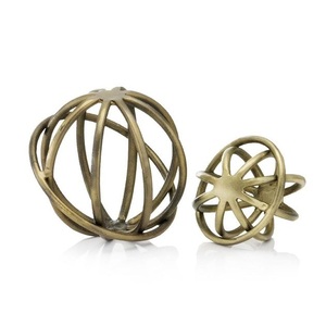 Classic Metal Ball Handmade Metal Brass Decorative Ball Metal Brass Orab Home Decorative Sculpture Tableware Obejcts - Product Image 5