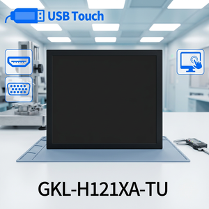 Moniteur de bureau de haute qualité sans pilote, configuration rapide, moniteur tactile de bureau, moniteur de bureau industriel PNP avec support de bureau - Product Image 1