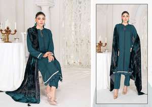 High Quality Women's Partywear Salwar Kameez Latest Indian & Pakistani Style <b>Wool</b> <b>Dress</b> From India & Pakistan - Product Image 2