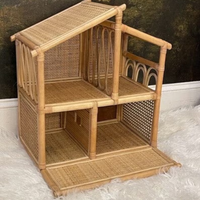 Handwicker vente en gros de maison de poupée en rotin naturel jouets pour enfants magnifiques jouets de jeu fabriqués au Vietnam