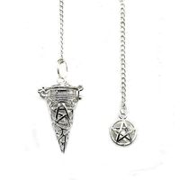 Péndulo de metal de latón para adivinación de radiestesia fortuna cobre Reiki meditación Chakra péndulo