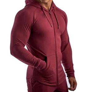 Sudaderas con capucha de alta calidad para hombre Slim Fitness Basics Color personalizado Ropa de invierno Zip Up Algodón Poliéster Sudaderas con capucha de manga larga para hombre - Product Image 6