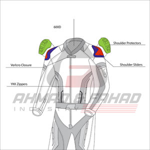 Combinaisons de course automobile pour hommes AHMAD FAHAD INDUSTRY entièrement personnalisées, respirantes, 240g % polyester - Product Image 5