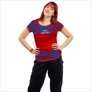 เสื้อยืดผู้หญิงมืออาชีพเสื้อยืดผู้หญิงปรับขนาดได้ - Product Image 3