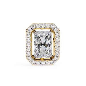 18K <b>Gold</b> Unique <b>Earring</b> with Lab-Grown Diamond Premium Diamond <b>Earrings</b> - Product Image 6