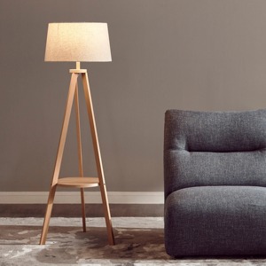 Moderna sala de estar de lujo decoración del hogar elegante forma de hongo lámpara de pie de tela blanca elegante soporte dorado LED para uso en el hogar y la Oficina - Product Image 4