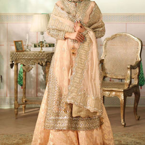 Meilleur fabricant et fournisseur Robe de soirée en mousseline pour femmes Costume Shalwar Kameez pour femmes en mousseline fantaisie entièrement personnalisé - Product Image 1