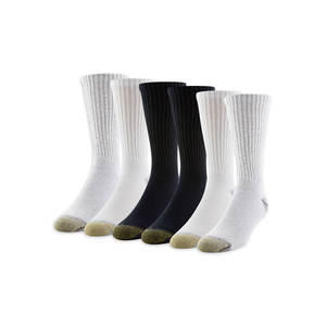 Chaussettes longues de sport antidérapantes professionnelles hommes femmes motif de Logo personnalisé chaussettes de course en plein air tricotées de haute qualité bleu blanc - Product Image 1