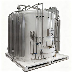 金属工場における溶接ガス用途向けのコンパクトアルゴンマイクロバルクスキッドおよびLARシリンダー - Product Image 1