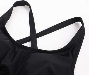 Traje de baño de manga larga con protección contra sarpullidos Atlético personalizado para mujer, 3 piezas, protección contra sarpullidos, protección solar UV, sujetador incorporado, camisetas de baño con cremallera - Product Image 5