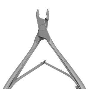 Coupe-cuticules professionnels en acier inoxydable à double ressort, ouverture large, logo personnalisé, pour ongles des doigts et des orteils - Product Image 4