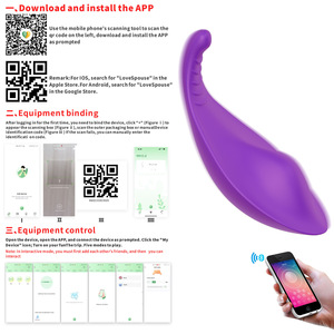 Vibrateur sans fil à télécommande - Stimulateur clitoridien en silicone en forme de papillon pour femmes - Product Image 1