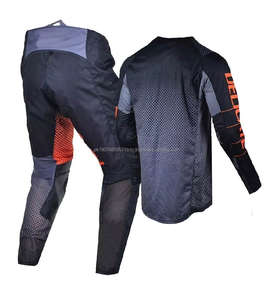Ensemble chemise et pantalon de motocross unisexe grande taille, vente en gros, logo personnalisé, course automobile, séchage rapide, respirant, maillot de course - Product Image 4