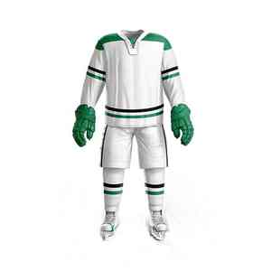 Uniforme de hockey de alta calidad, tela transpirable sublimada personalizada, colores brillantes y diseño profesional deportivo y elegante. - Product Image 1