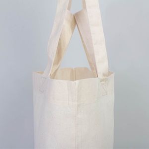 Bolsa de Compras de Algodón Reciclable, Personalizable con Diseño Festivo, 19 x 16 x 4 Pulgadas (48 x 41 x 10 cm) - Product Image 6