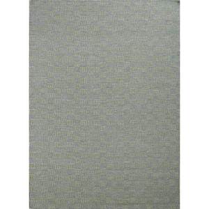 Abrash ADWL-16 Flat Weaves Wool <b>Rugs</b> Grey & Black Geometric Striped Patchwork for Home Living Room or Bedroom - Product Image 1