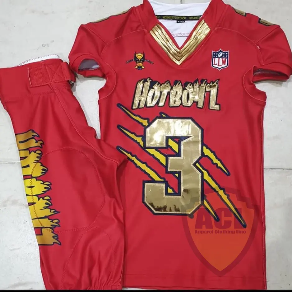 Your Own American Football Uniform New Design American Football Uniform OEM Service Men American Football Uniform