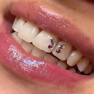 Lot de Forets Dentaires en Cristal à Fond Plat, Ornements Dentaires en <span class=keywords><strong>Strass</strong></span>, Bijoux Dentaires, Kit de Perçage de Beauté pour Dents – Vente en Gros - Product Image 2