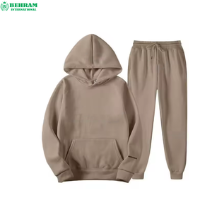 Nuevos Conjuntos Deportivos de Gimnasio al por Mayor 2024, Sudadera con Capucha de Felpa de Algodón, Cierre con Cordón, Trajes Deportivos Unisex de Gran Peso - Product Image 5