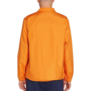 สีทึบโลโก้ที่กําหนดเองเสื้อแจ็คเก็ตผู้ชายระบายอากาศได้เอง DIY OEM ฤดูใบไม้ร่วงลําลองผู้ชายแจ็คเก็ตโพลีเอสเตอร์สําหรับขาย - Product Image 3