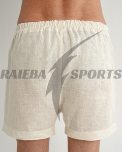 Shorts de bain respirants en dentelle pour hommes, grandes tailles, 100% coton, couleur unie, OEM, faible MOQ, qualité supérieure, séchage rapide à bas prix - Product Image 6
