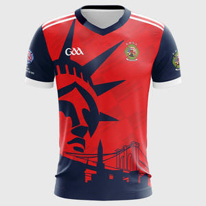 Maillot de football GAA personnalisé de haute qualité Vêtements de football gaélique de qualité supérieure avec logo avant Motif solide Service OEM - Product Image 1