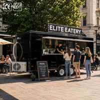 Remolque de Comida Negro Personalizado Etodevice de 18 pies para Australia - Cocina Móvil Totalmente Equipada