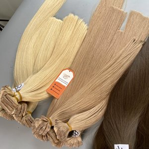 Venta al por mayor 12A cinta de doble estirado en extensiones de cabello Remy vietnamita 30-inch Virgin Human Raw Bundles - Product Image 4