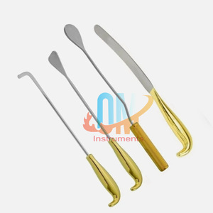 Ensemble de 4 dissectionneurs de sein professionnels, acier inoxydable de qualité médicale, certifié CE ISO, autoclavable, réutilisable pour la chirurgie plastique - Product Image 5