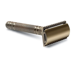 Rasoir à raser en laiton jetable personnalisé manche en bois nouvelle fonction à double tranchant pour la sécurité personnelle lame remplaçable pour le visage sous les bras - Product Image 1