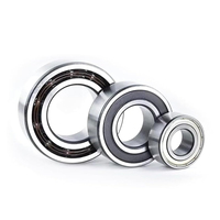 Rodamiento de Bolas de Contacto Angular de Doble Hilera de Acero Inoxidable 420 de Alta Carga 3200 2RS ZZ 10*30*14mm para Motores CNC
