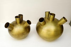 Florero de Metal hecho a mano de calidad superior de Venta caliente hecho a mano para decoración del hogar centros de mesa de boda y exhibición Vintage - Product Image 2