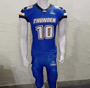 Uniforme de Fútbol Americano Personalizado con Sublimación para el Equipo de los Cowboys, Cintura Elástica y Manga Corta - Product Image 3
