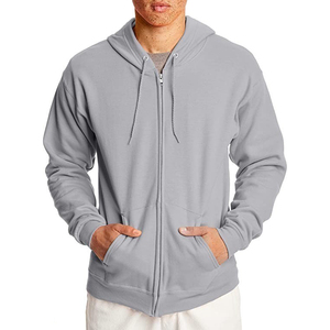 Sudaderas con capucha de alta calidad con parte inferior abierta Estampado de hoja de arce Sudadera con capucha de gran tamaño Fleece Pullover Sudaderas Manga larga con bolsillo - Product Image 2