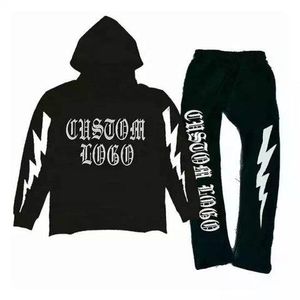 Manufacturer Thick 100% Cotton Sweat Suits Custom Casual Training Wear Wholesale Jogging Suits for <b>Men</b> and Women Sweatsuit Set - Product Image 2