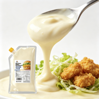 Sauce Mayonnaise Crémeuse Premium 1kg Qualité Alimentaire Lisse pour Salades, Burgers, Sandwichs, Restauration Rapide, Vente en Gros en Sac