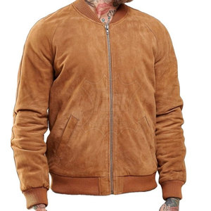 Nouvelle veste en cuir bomber pour homme, design tendance, haute qualité, avec poches, couleur personnalisée, sur mesure - Product Image 2