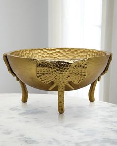 Bol de service en aluminium de finition luxueuse, idéal pour les occasions spéciales et la décoration de table haut de gamme - Product Image 5