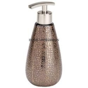 Distributeur de savon liquide plaqué or de haute qualité en aluminium coulé de designer classique simple Accessoires de nettoyage des mains Fourniture d'Inde - Product Image 3