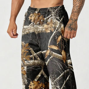 กางเกงผู้ชายกันน้ำ ยืดได้ 4 ทิศทาง ผลิตภัณฑ์ล่าสัตว์แบบกำหนดเอง กางเกงเดินป่ากลางแจ้ง กางเกงทำงานลายพราง - Product Image 4