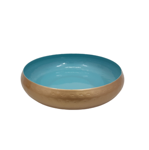 Kitchenware High Quality <b>Metal</b> Iron Round Bowl Blue Meena Modern Design Fruit Bowl for Table <b>Top</b> & Restaurant Supplies - Product Image 6