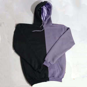 Sudadera con Capucha Unisex al por Mayor, Personalizada, de Felpa Francesa, con Bloques de Color, Talla Extra Grande, de Poliéster/Algodón, Antibolitas, para Primavera - Product Image 3