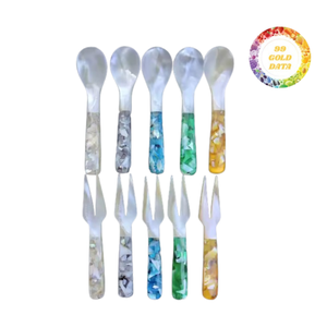 100% Best Quality Seashell Spoon for Best Design Handle Shape for Hot Sale Product for Gift - Product Image 1