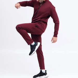 Diseño Premium de alta calidad Hecho Hermoso estilo Logotipo personalizado Etiqueta Manga completa Cremallera Estilo Hombres Chándales - Product Image 5