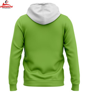 Sweat à capuche zippé pour homme de haute qualité, en coton polaire, respirant, séchage rapide, personnalisable, style tendance, vente chaude - Product Image 2