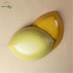 ชามไม้ไผ่โค้งมนแบบนุ่มนวล - เป็นมิตรกับสิ่งแวดล้อม ใช้แล้วทิ้งได้ เหมาะสำหรับกลับไปโรงเรียน ดีไซน์มินิมอล ด้านในเป็นธรรมชาติ ด้านนอกมีสัมผัสทันสมัย - Product Image 6