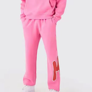 Chándal de lana de algodón informal de invierno para hombre, conjunto de Sudadera con capucha transpirable, logotipo personalizado, serigrafía, venta al por mayor - Product Image 2